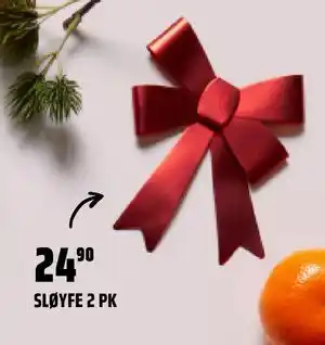 Coop Obs SLØYFE 2 PK, NOK 24.9 tilbud