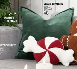 Coop Obs VELOUR PUTETREKK, NOK 149 tilbud