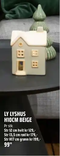Coop Obs LY LYSHUS H10CM BEIGE tilbud