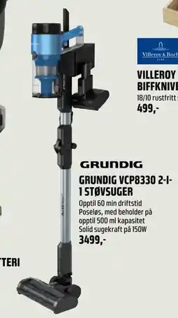Coop Obs GRUNDIG VCP8330 2-I1 STØVSUGER, NOK 3499 tilbud