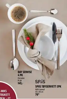 Coop Obs SPIIS TØYSERVIETT 2PK, NOK 79.9 tilbud