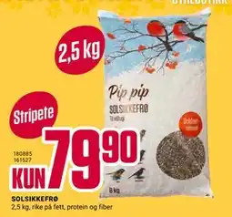 Europris SOLSIKKEFRØ, NOK 79.9 tilbud