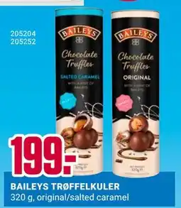 Europris BAILEYS TRØFFELKULER, NOK 199 tilbud