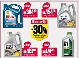 Europris All motorolje! tilbud