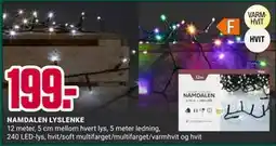 Europris NAMDALEN LYSLENKE, NOK 199 tilbud