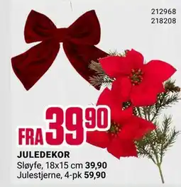 Europris JULEDEKOR tilbud
