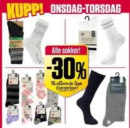 Europris Alle sokker! tilbud