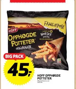 HOFF OPPHØGDE POTTETER, NOK 45