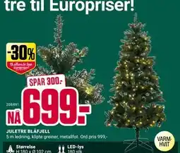 Europris JULETRE BLÅFJELL, NOK 699 tilbud
