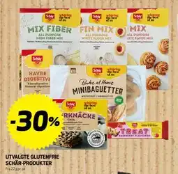 Bunnpris UTVALGTE GLUTENFRIE SCHÄR-PRODUKTER tilbud