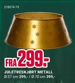 Europris JULETRESKJØRT METALL tilbud