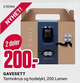 Europris GAVESETT, NOK 200 tilbud
