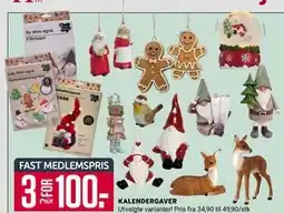 Europris KALENDERGAVER, Medlemspris tilbud