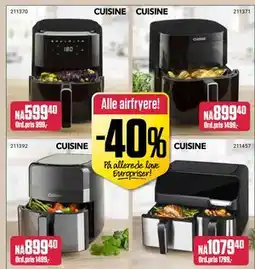 Europris Alle airfryere! tilbud