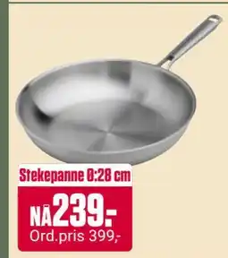 Europris Stekepanne Ø:28 cm, NOK 239 tilbud