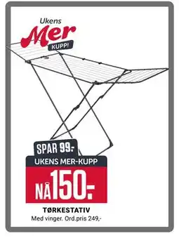 Europris TØRKESTATIV, App-pris tilbud