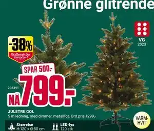 Europris JULETRE GOL, NOK 799 tilbud