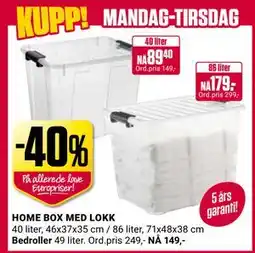 Europris Bedroller, NOK 149 tilbud