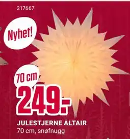 Europris JULESTJERNE ALTAIR, NOK 249 tilbud