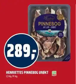 Coop Obs HENRIETTES PINNEBOG URØKT, NOK 289 tilbud