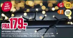 Europris SETESDAL LYSLENKE tilbud