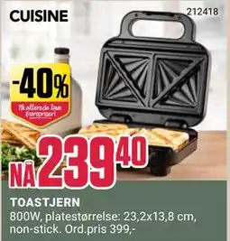 Europris TOASTJERN, NOK 239.4 tilbud
