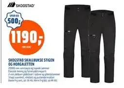 Coop Obs SKOGSTAD SKALLBUKSE STIGEN OG HORGALETTEN, NOK 1190 tilbud