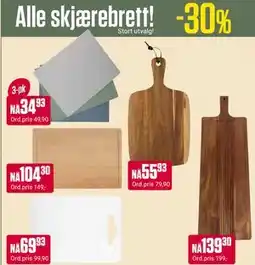 Europris Alle skjærebrett! tilbud