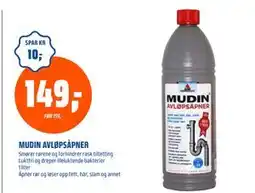 Coop Obs MUDIN AVLØPSÅPNER, NOK 149 tilbud