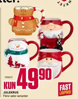 Europris JULEKRUS, NOK 49.9 tilbud