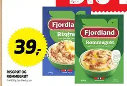 Bunnpris RISGRØT OG RØMMERGRØT, NOK 39 tilbud