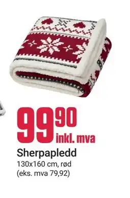 Europris Sherpapledd, NOK 99.9 tilbud