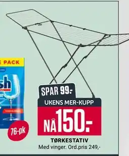 Europris TØRKESTATIV, App-pris tilbud