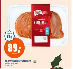 Coop Obs GILDE TYNNSKÅRET YTREFILET, NOK 89 tilbud