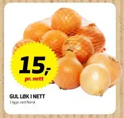 Bunnpris GUL LØK I NETT, NOK 15 tilbud