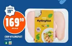 Coop Obs COOP KYLLINGFILET, NOK 169.9 tilbud