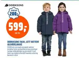 Coop Obs DIDRIKSONS TALVI, LETT VATTERT ALLVÆRSJAKKE, NOK 599 tilbud