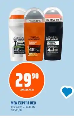 Coop Obs MEN EXPERT DEO, NOK 29.9 tilbud