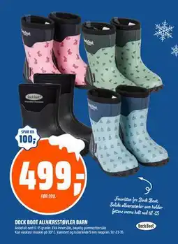 Coop Obs DOCK BOOT ALLVÆRSSTØVLER BARN, NOK 499 tilbud