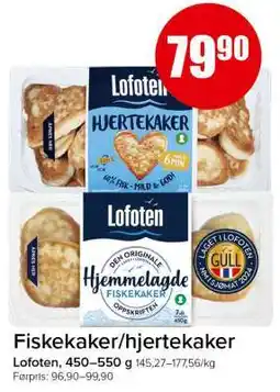 Spar Fiskekaker/hjertekaker tilbud