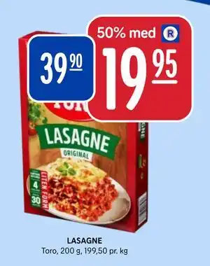 Rema 1000 LASAGNE, NOK 39.9, App-pris tilbud