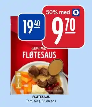 Rema 1000 FLØTESAUS, NOK 19.4, App-pris tilbud