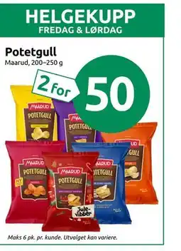 Joker Potetgull, NOK 50 tilbud