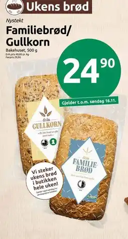 Joker Familiebrød/ Gullkorn, NOK 24.9 tilbud