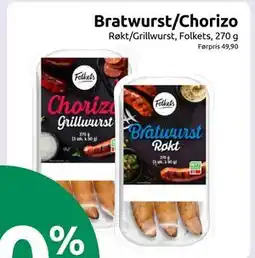 Joker Bratwurst/Chorizo tilbud