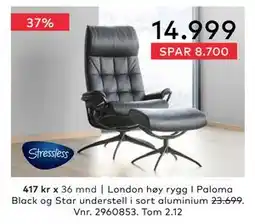 Skeidar London høy rygg I Paloma Black, NOK 14999 tilbud