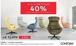 Skeidar Globe hvilestol, NOK 12999 tilbud