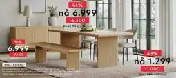 Skeidar Groove spisebord, NOK 6999 tilbud