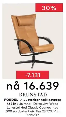 Skeidar Delta Jive Wood Lenestol, NOK 16639 tilbud