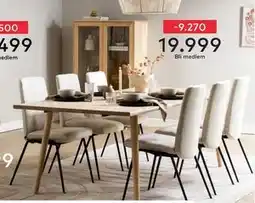 Skeidar Woodcraft spisebord, NOK 29269, Medlemspris tilbud